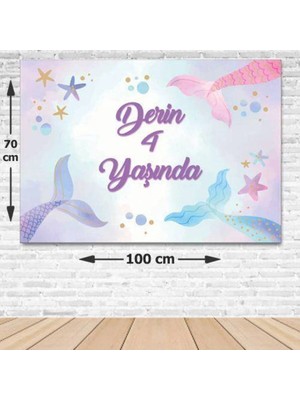St. Morritz Deniz Kızı Doğum Günü Afişi Resimsiz 70*100 cm