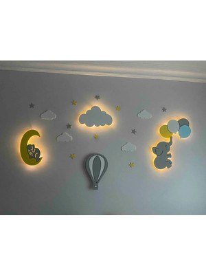 St. Morritz Çocuk Odası Dekoratif Gece Lambası Aydınlatma