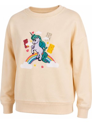 Trender Haribo Krem Kız Çocuk Sweatshirt S26G1SW203