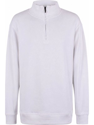 Trender Triko Selanik Ekru Erkek Sweatshirt 1256