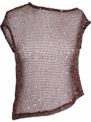 Trender 11071 Kahverengi Kadın Bluz 27KLN2000072
