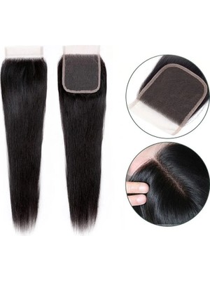Belirtilmemiş Peruk Tepesi Doğal Renk (Closure) 16INCH
