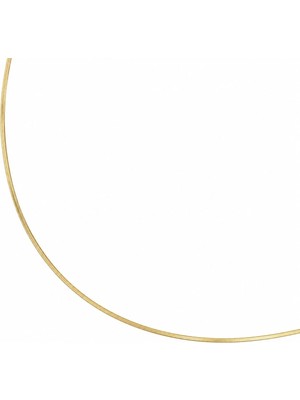 Zeino Italyan Ezme Kolye  - 14K Altın Kaplama - 50 cm