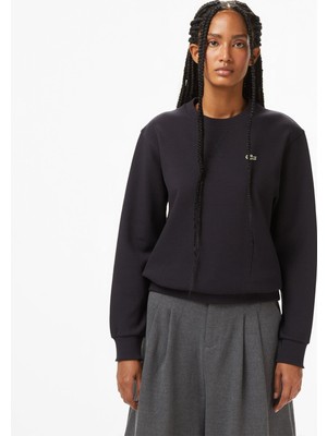 Lacoste Kadın Regular Fit Bisiklet Yaka Sweatshirt