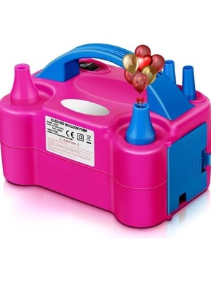 Brf Store Megsan Shopexxtra Elektrikli Balon Pompası, Çift Nozullu Balon Şişirme Makinesi, 600W, 220-240V, Par