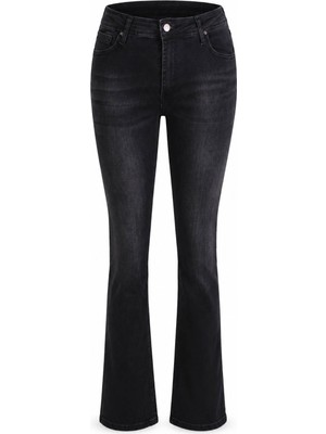 Double 2199 Siyah Kadın Jean Pantolon 27KD52000115
