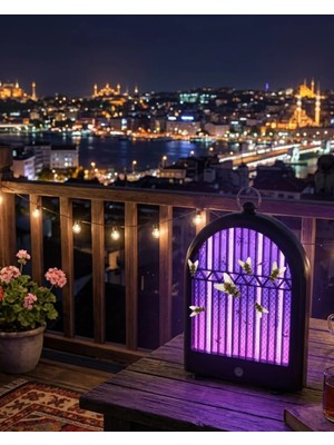 Mestore Şarjlı Uv Sivrisinek Öldürücü Lamba Sessiz ve
