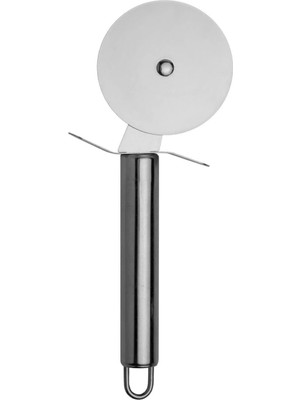 Brf Store Megsan Paslanmaz Çelik Pizza Kesici ve Hamur Ruleti, 18 Cm, 6 cm Çap - Ergonomik Saplı