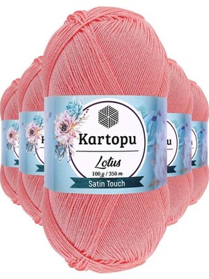 Royaleks Group 5 Adet Lotus Bikini Büstiyer Bluz Örgü Ipi  K766 Gül Pembe