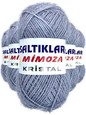 Royaleks Group 5 Adet Mimoza Kristal Işıltılı Şal Patik Yelek Ipi 06