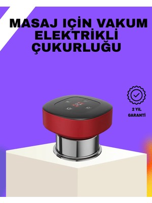 Mestore Vakumlu Masaj Aleti Çok Kademeli Emme Isıtmalı Ev Tipi Terapi