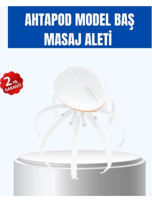 Mestore Kablosuz Kafa ve Boyun Masaj Aleti Akıllı Kapanmalı Derin Rahatlama