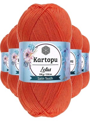 Royaleks Group 5 Adet Lotus Bikini Büstiyer Bluz Örgü Ipi  K211 Yavruağzı
