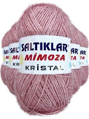 Royaleks Group 5 Adet Mimoza Kristal Işıltılı Şal Patik Yelek Ipi 38