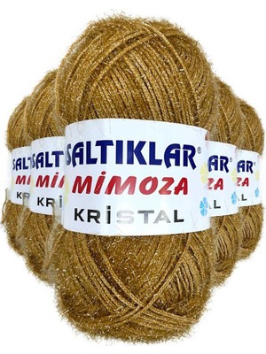 Royaleks Group 5 Adet Mimoza Kristal Işıltılı Şal Patik Yelek Ipi 54
