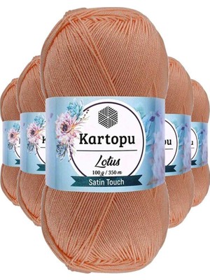 Royaleks Group 5 Adet Lotus Bikini Büstiyer Bluz Örgü Ipi  K277 Şeftali
