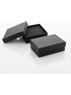 Mestore Premium Siyah Kalın Mukavva Kutu (2,5mm) x (9,5mm) x (7,5mm) 316802214