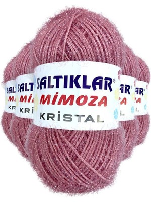 Royaleks Group 5 Adet Mimoza Kristal Işıltılı Şal Patik Yelek Ipi 28