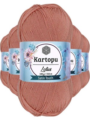 Royaleks Group 5 Adet Lotus Bikini Büstiyer Bluz Örgü Ipi  K103 Pişmiş Ayva
