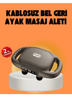Mestore Şarjlı 6 Başlıklı Masaj Tabancası 2000 Mah Sessiz Güçlü Motor