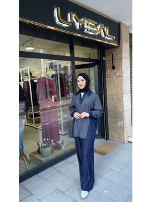 Nuss Pantolonlu Takım NS-27K1040 Lacivert