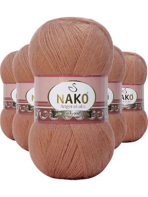 Royaleks Group 5 Adet Angora Lüks El Örgü Ipi  12895