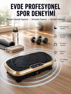 Mestore Ev Tipi Titreşimli Spor Aleti Yağ Yakım Destekli Tasarım Yeni Nesil