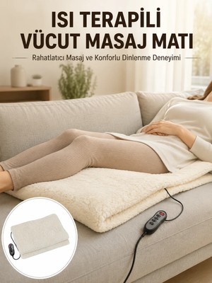 Mestore Vücut Masaj Matı Isı Terapili ve Çok Bölgeli Masaj Yeni Nesil