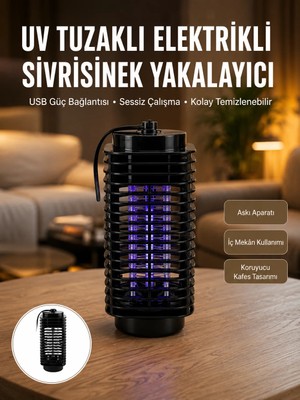 Mestore Kimyasal Içermeyen Uv Işıklı Böcek ve Sivrisinek Kapanı – Güvenli Kullanım Yeni Nesil
