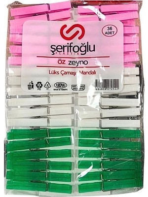 Royaleks 36'li Çamaşır Mandalı