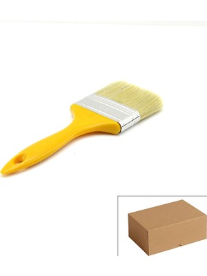 Ttt Kestirme Boya Fırçası - 70 mm - Sarı Saplı - No 3