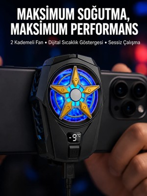 Mestore Yarı Iletken Soğutmalı Mobil Fan – Akıllı Telefonlar Için Soğutucu Yeni Nesil
