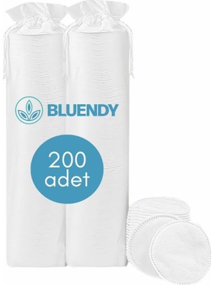 Brf Store Canarino 200 Adet Yuvarlak Makyaj Temizleme Pamuğu -%100 Saf Premium Kalite Disk Pamuk, Fondöten ve