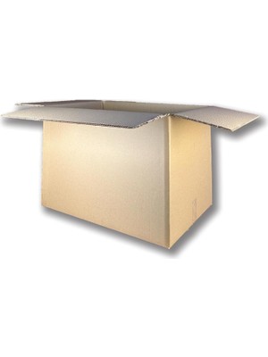 Brf Store Canarino 60X40X40 Sağlam Taşıma Kolisi Çift Oluklu Boş Koli, Karton Kutu, Çeyiz Kutusu, Taşınma Koli
