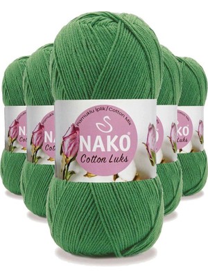 Royaleks Group 5 Adet Cotton Lüks Yelek Tunik Kazak Bluz Hırka Ipi Yünü Yeşil 97576
