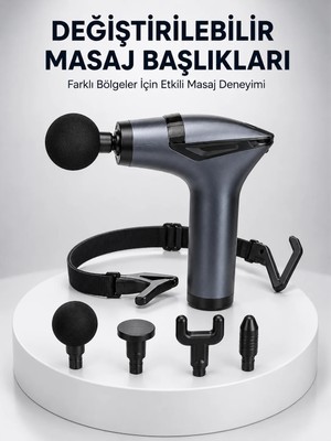 Mestore Aktüel 3in1 Taşınabilir Şarjlı Titreşimli Masaj Cihazı Çok Fonksiyonlu Yeni Nesil