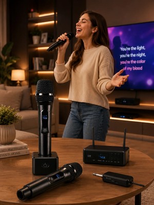 Mestore Çift Mikrofon Seti