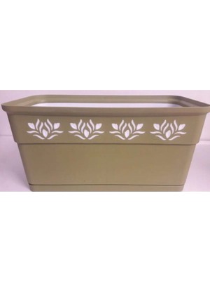 Royaleks Group 30 cm Uzunluğunda Çift Renkli Balkon Saksı ROYALEKS-AK637