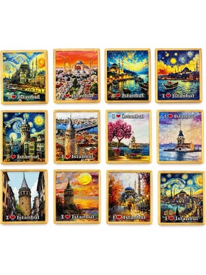 Aydogan's Istanbul Temalı Buzdolapı Süsü Magnet IEG5404