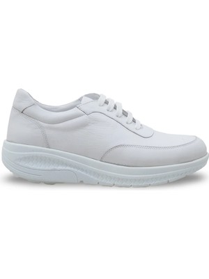 Handarte Mery Kadın Hakiki Deri Ortopedik Tabanlı Comfort Sneaker V106050