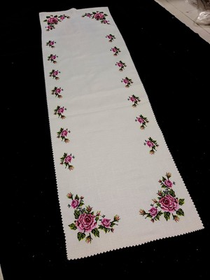 Kanaviçe Runner Dijital Baskılı 40X140CM