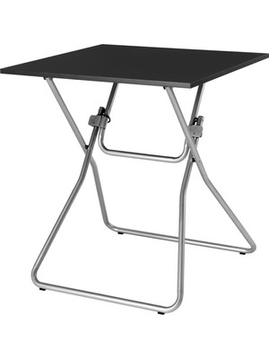 Brf Store Canarino Ikea Gunde Katlanır Mutfak Masası, Siyah, 67X67 Cm, 1-2 Kişilik