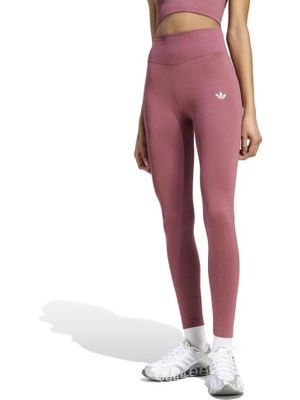 Markali Adidas Seamless Bordo Kadın Tayt IA4409
