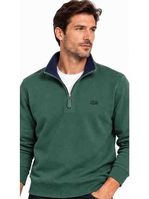 Lacoste Fermuar Yaka Nefti Regular Fit