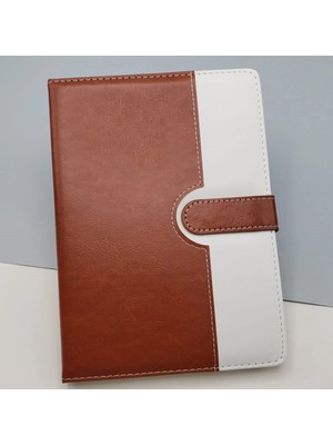 Ttt Tarihsiz Ajanda Defter Kahverengi Beyaz Renk