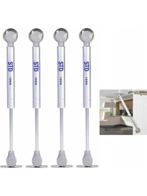 Brf Store Sidelyasell Dolap Amortisörü, Mutfak Dolabı Kapak Pistonu, 100N, 27CM, Yumuşak Kapanma, Kolay Montaj