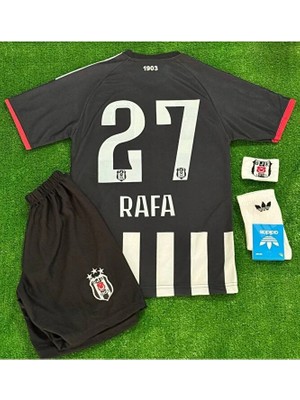Legent Lady Beş'ikt'aş' 2026 'rafa 'sılva' 27 Çocuk Iç Saha Forması 4lü Set Şort/çorap/bileklik