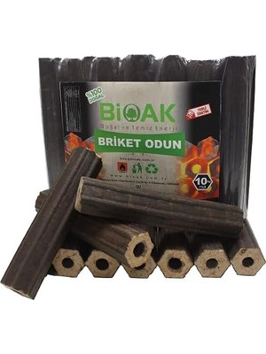Ayrex Briket Şömine Odunu 10 kg