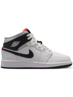 Nike Air Jordan 1 Mid Gs Gri Basketbol Ayakkabısı DQ8423-109