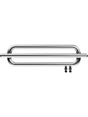 Ayrex Carisa Swing Paslanmaz Çelik Havlupan Modern Tasarım Ayna Polisaj 25 x 100 cm